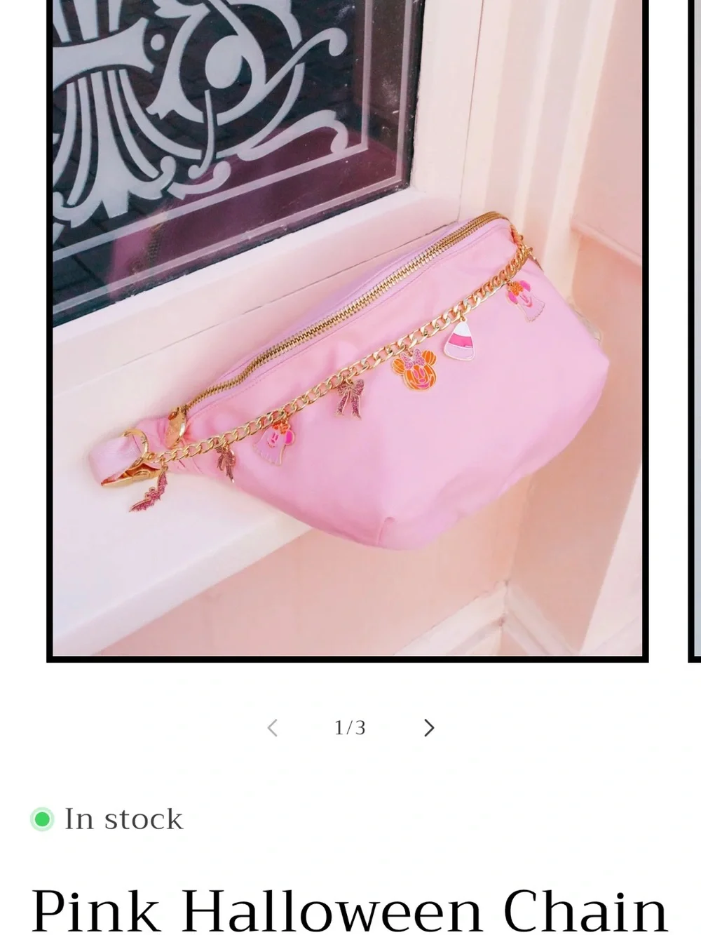 Pink Halloween Chain - Jumbo Size